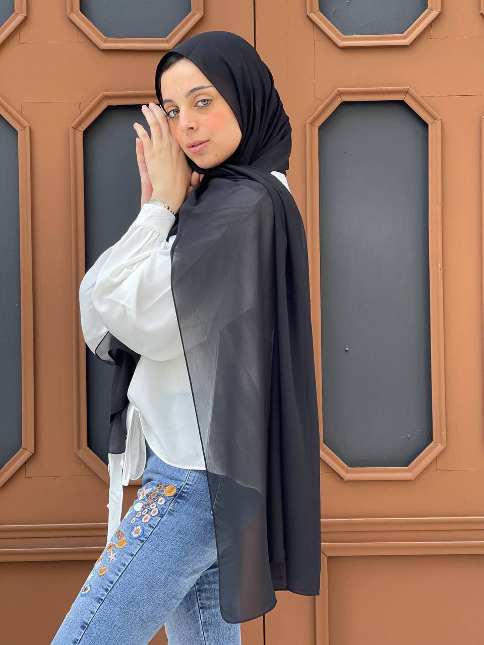 Long Scarf Chiffon