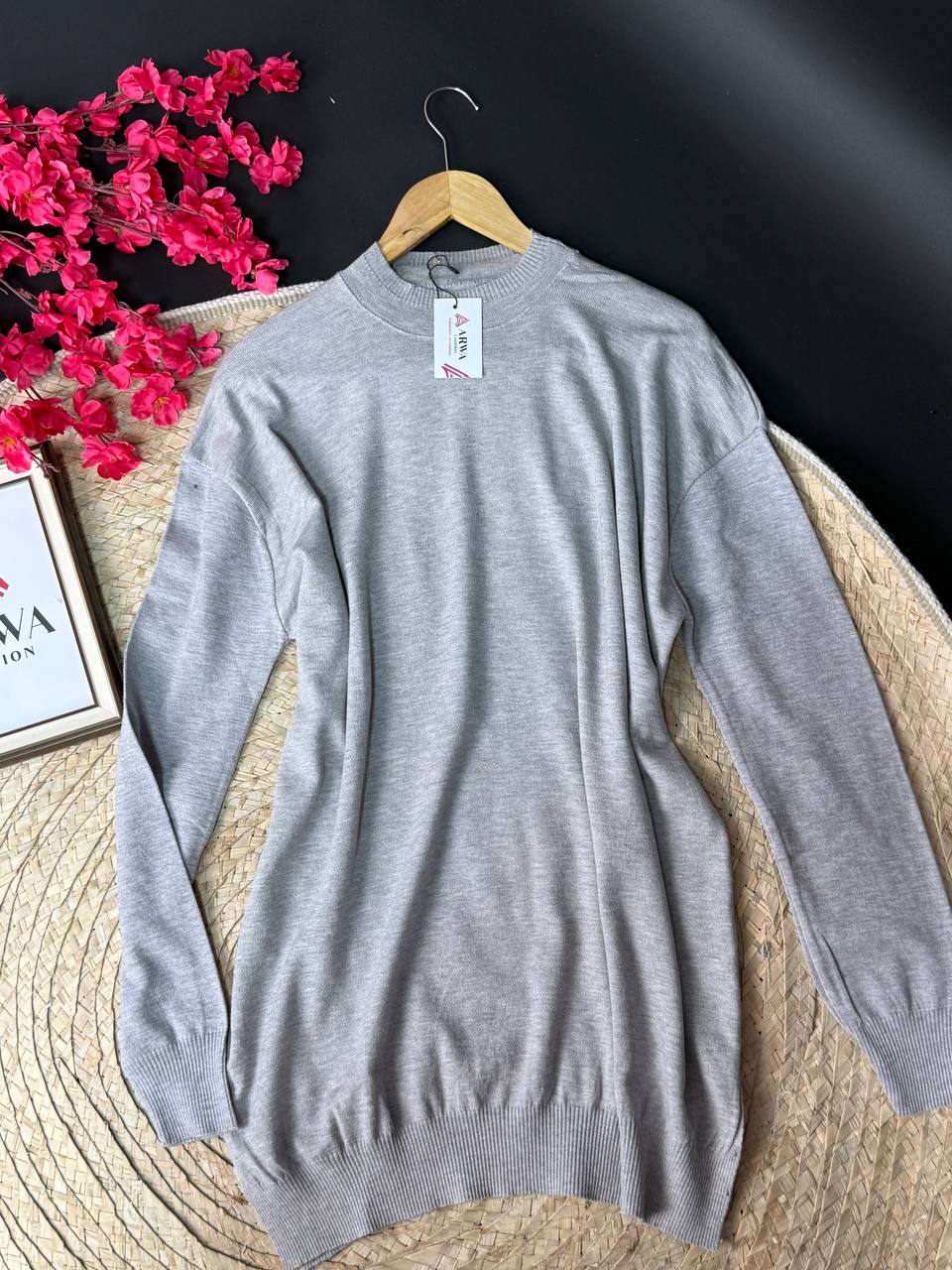 Long Plain Basic Over Size