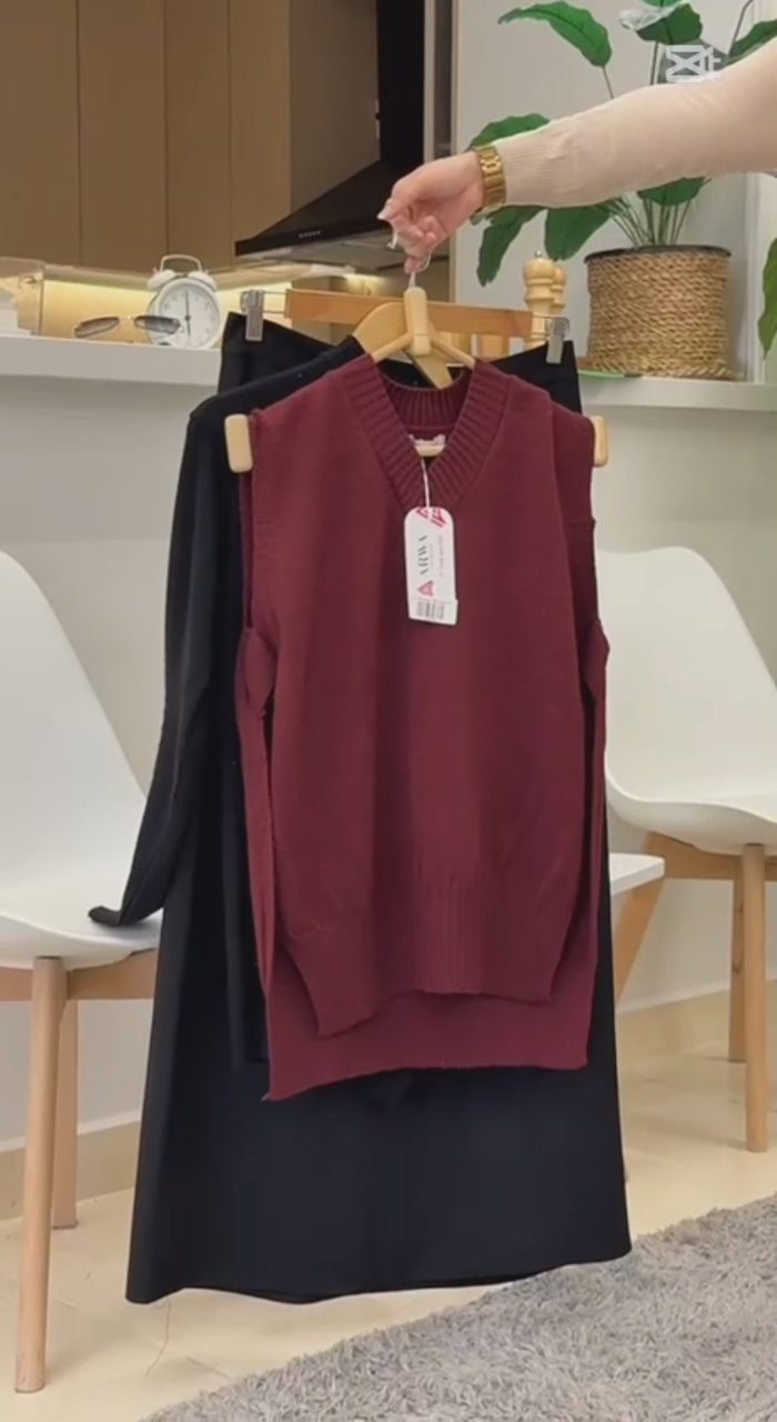 Knit Sleeveless Vest