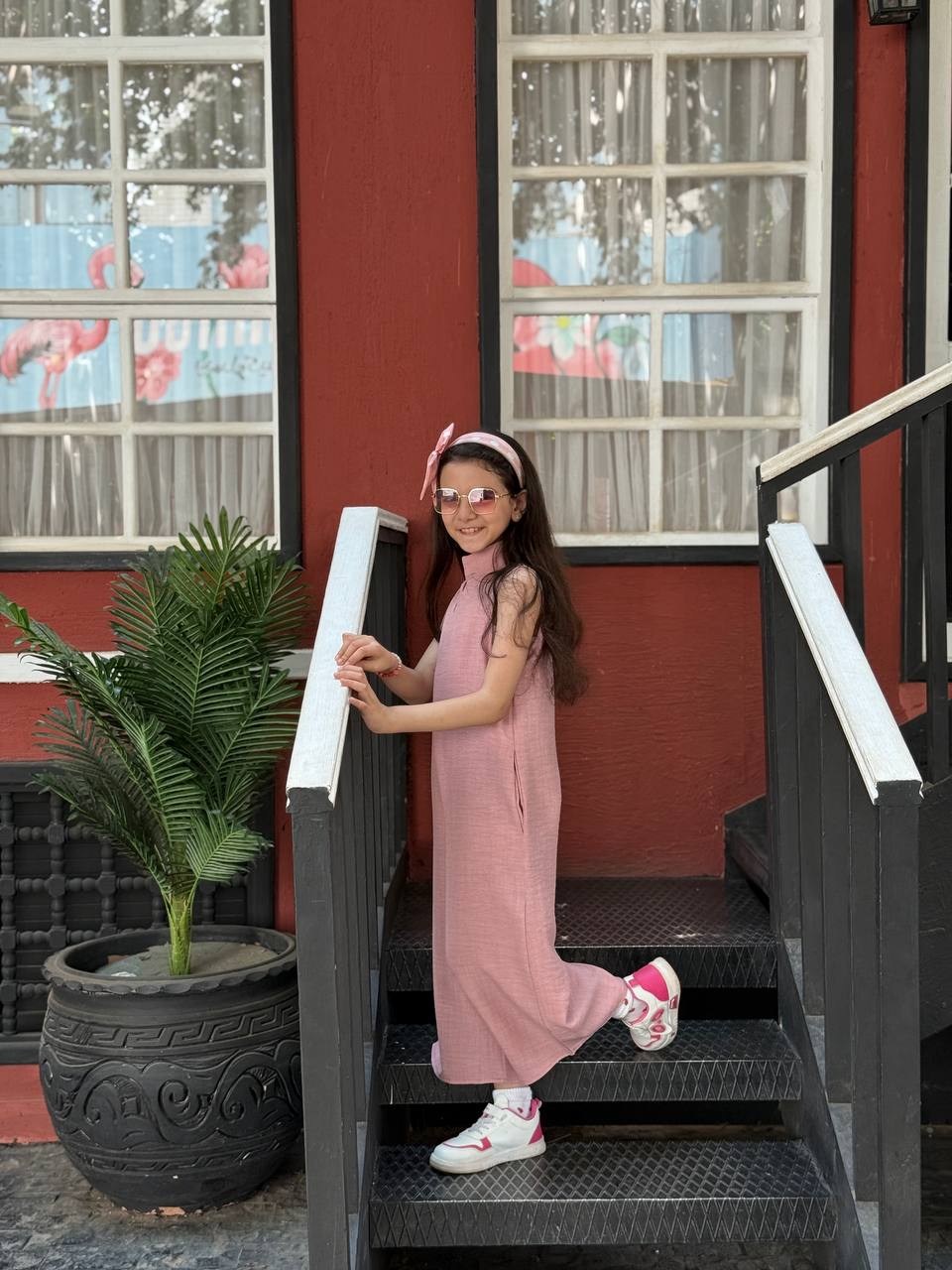 Linen Jumpsuit Girls