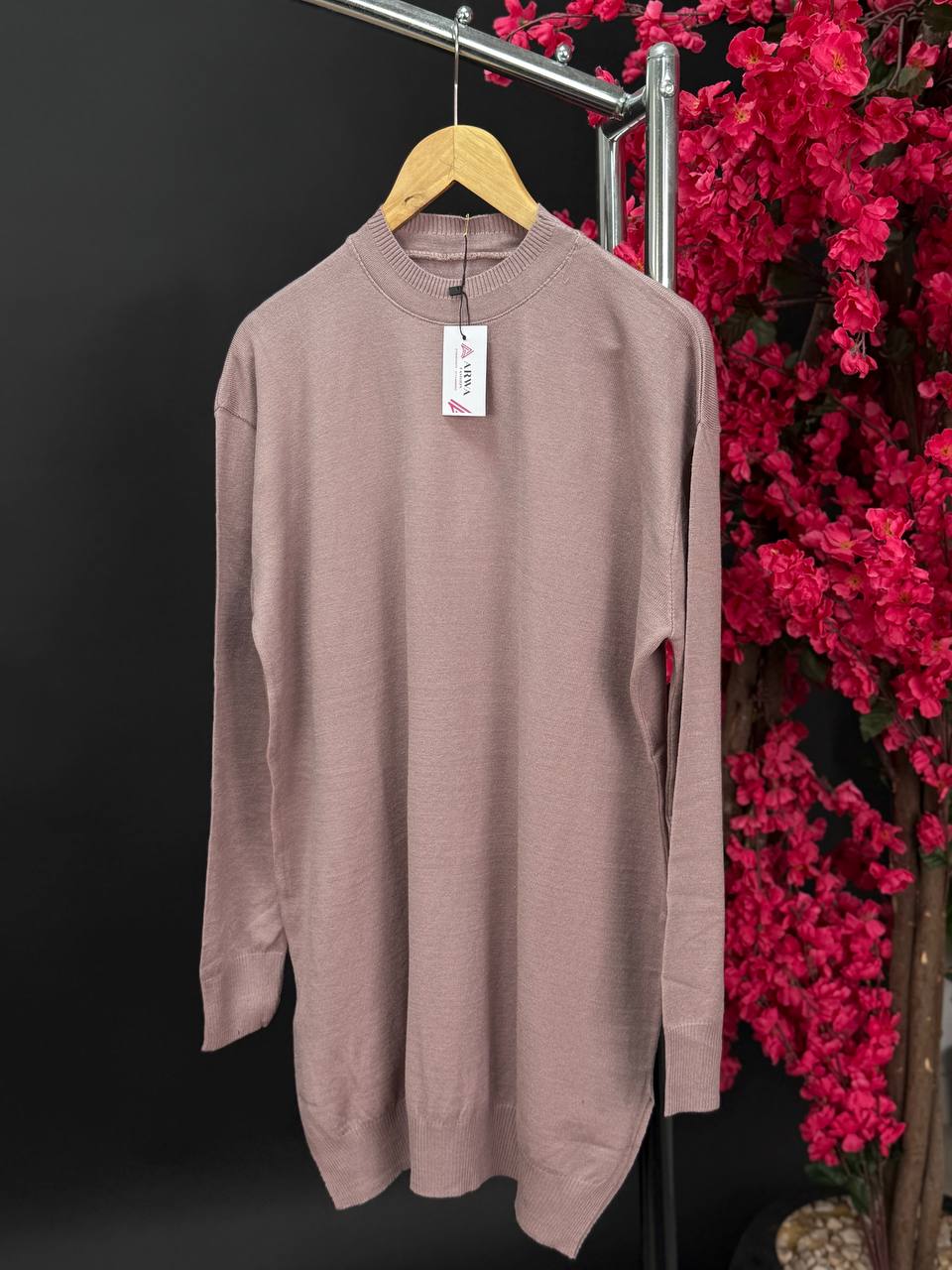 Long Plain Basic Over Size