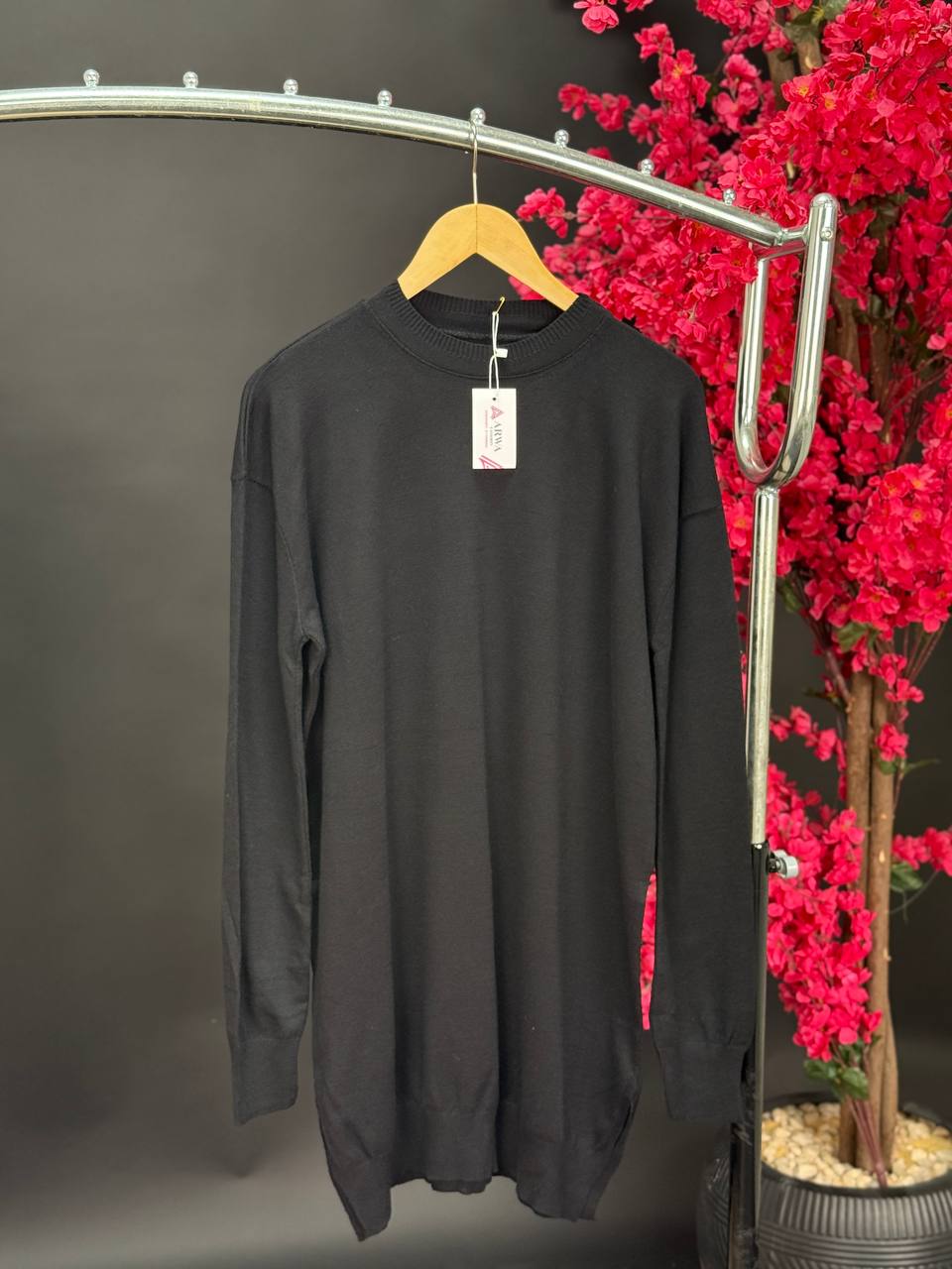 Long Plain Basic Over Size