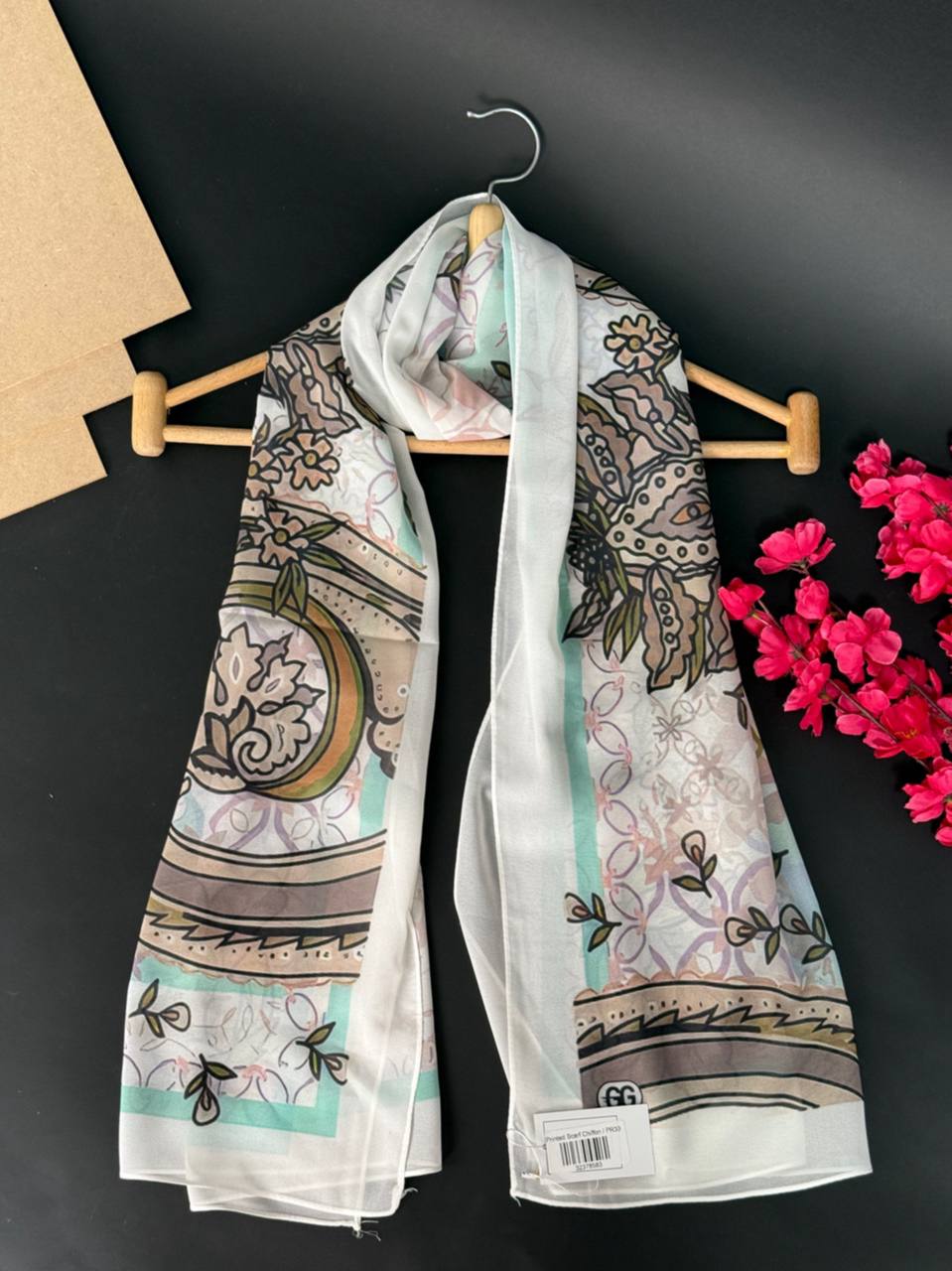Printed Scarf Chiffon