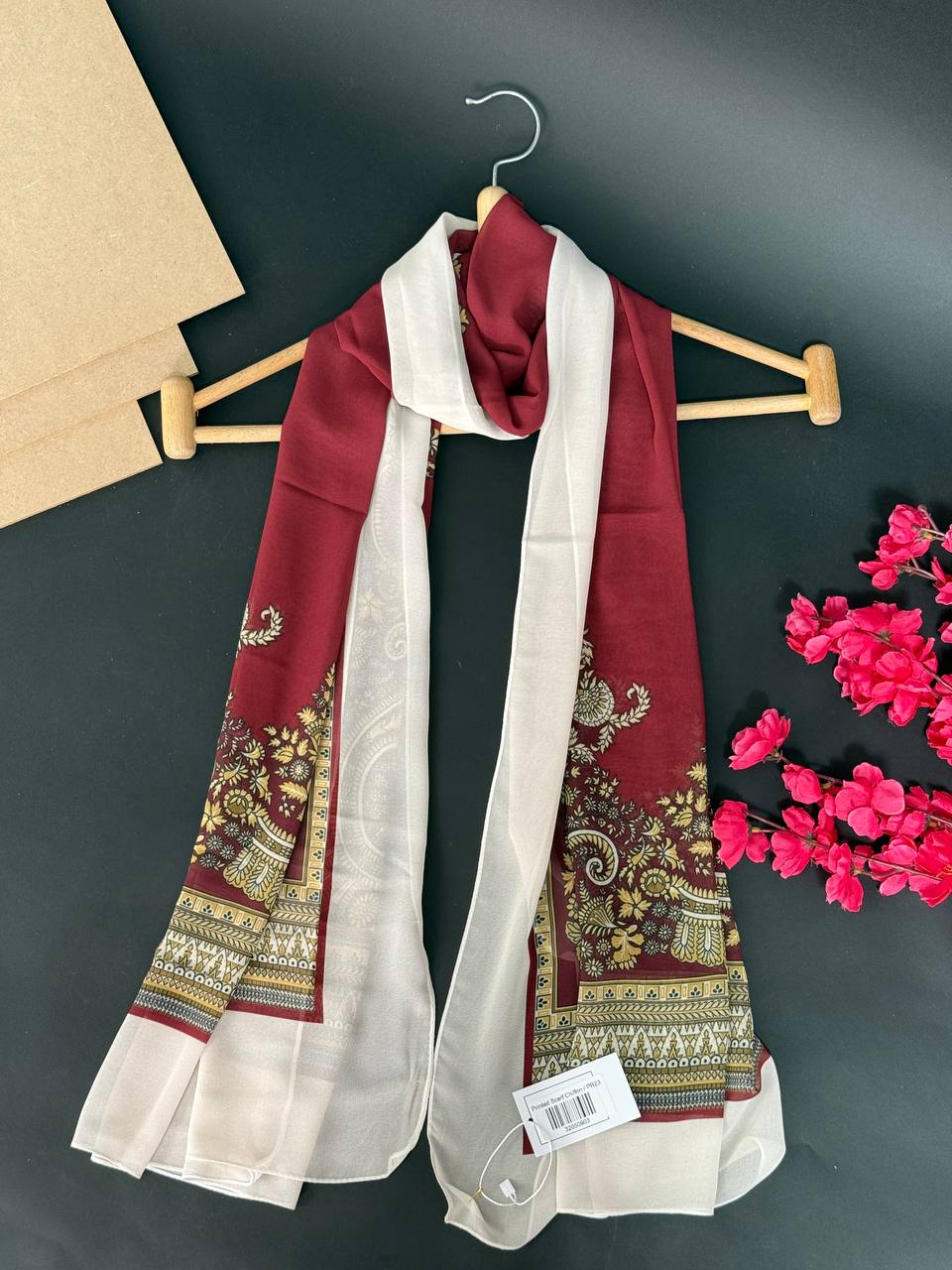 Printed Scarf Chiffon