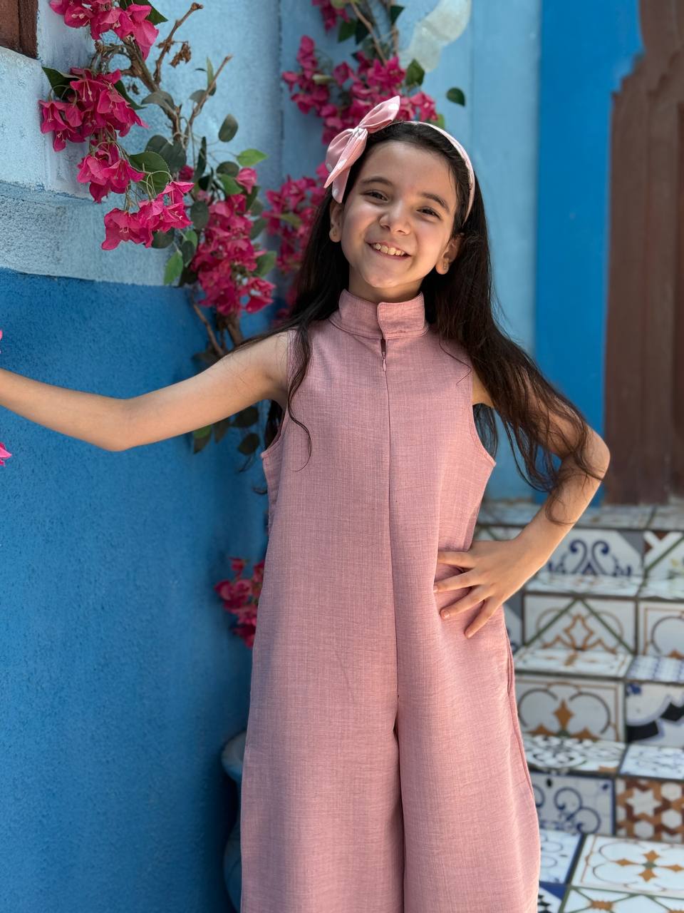 Linen Jumpsuit Girls