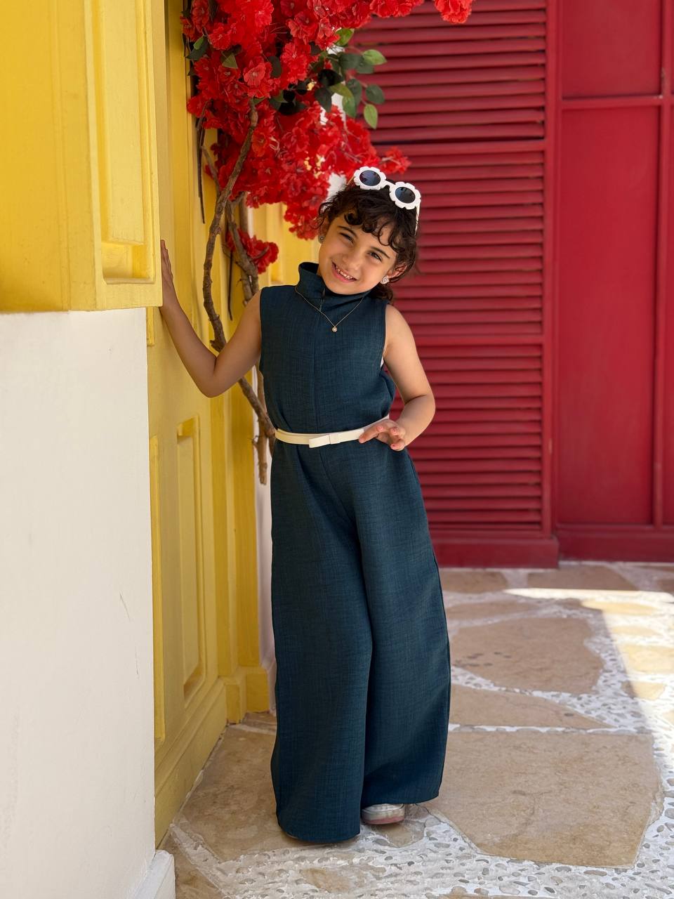 Linen Jumpsuit Girls