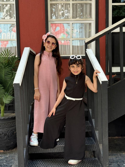 Linen Jumpsuit Girls