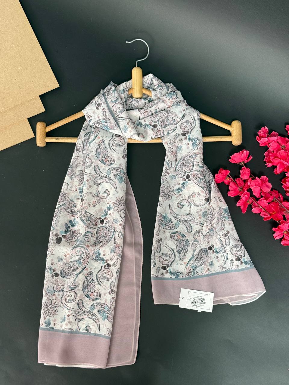 Printed Scarf Chiffon