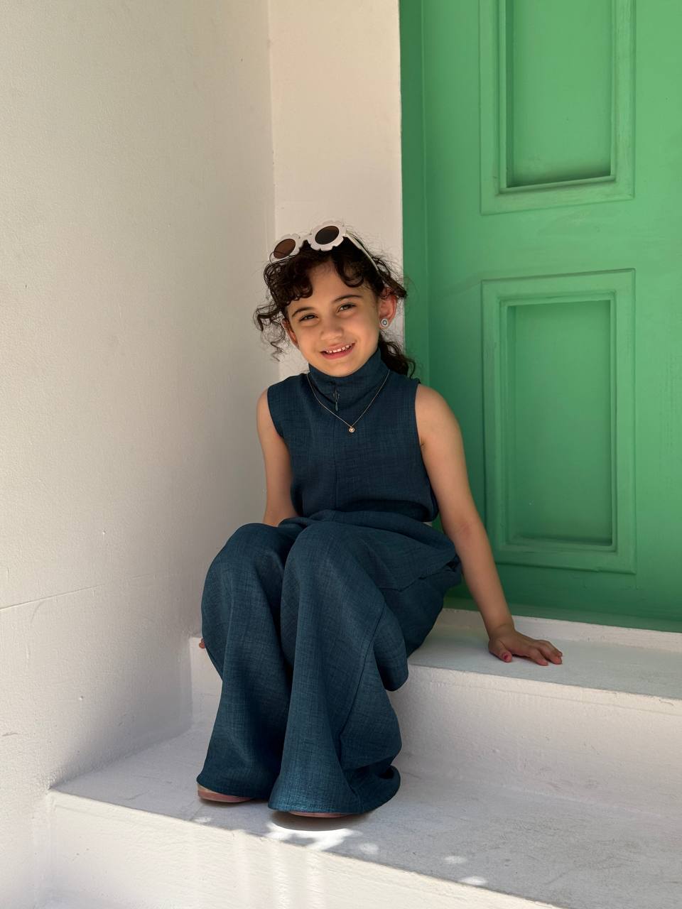 Linen Jumpsuit Girls