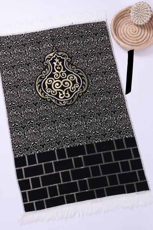 Black Prayer Rug