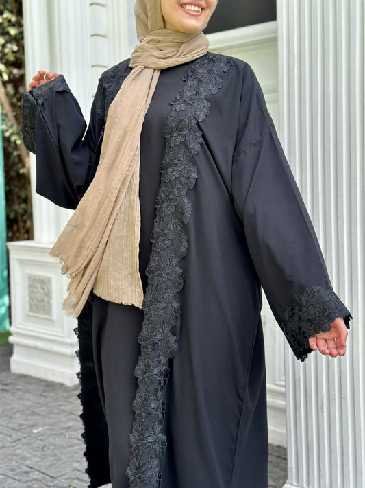 Flory Black Kaftan