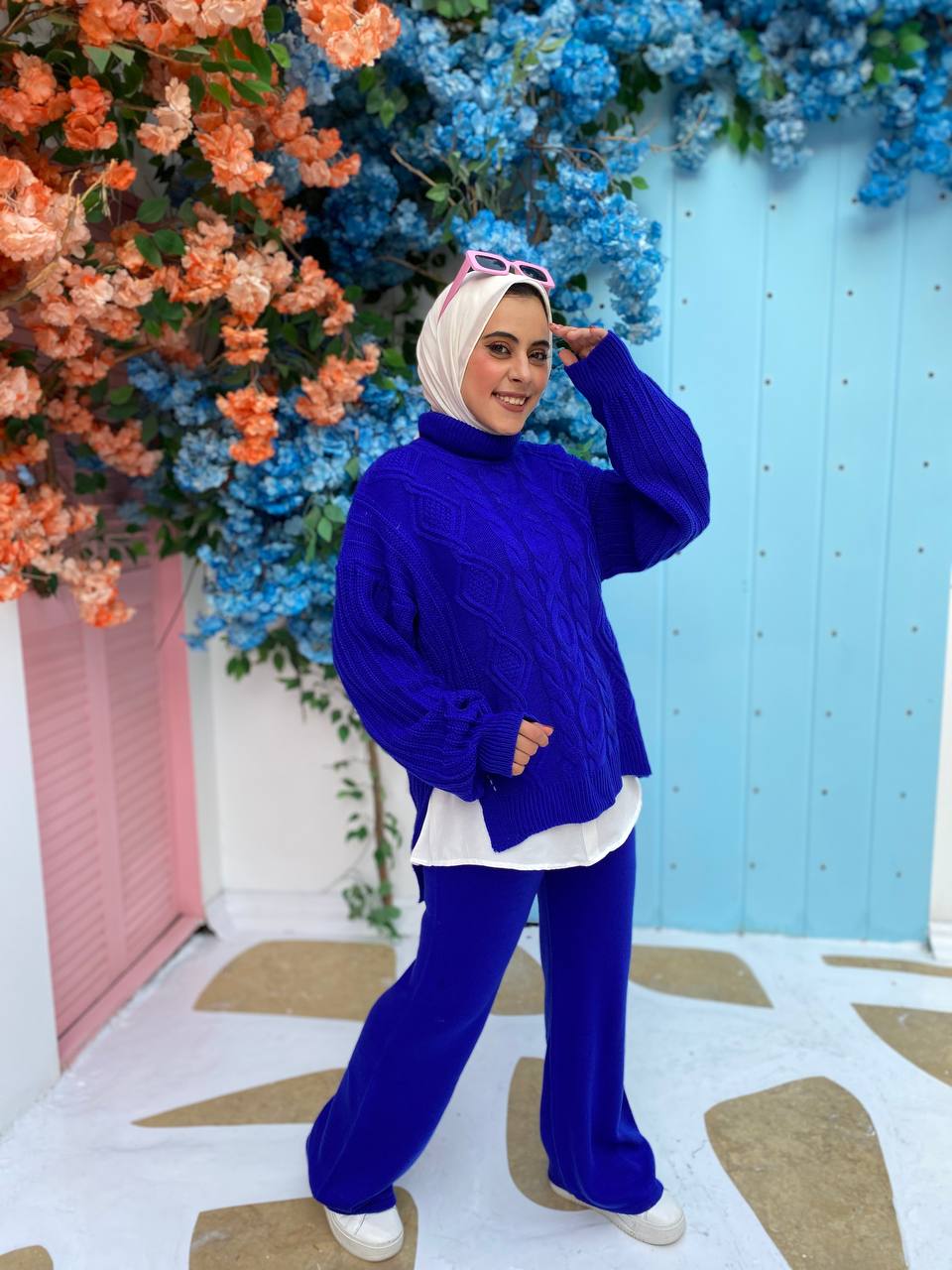 High Neck Suit Plait